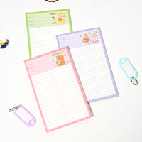 Girls' Large Capacity PVC Zipper File Bag & Pencil Case Set