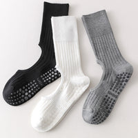Ballet Style Non-Slip Yoga Pilates Socks with Open Instep for Dance & Training
