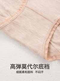 3-Pack Women's Modal Seamless Mid-Waist Briefs