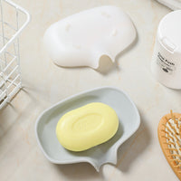 Silicone Soap Dish with Drainage for Kitchen and Bathroom Countertops
