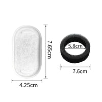 Pet Water Fountain Filter Replacements for Cats and Dogs - Activated Carbon & Cotton Filtration