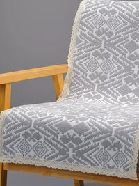 Linen Cotton Blend Sofa Chair Cushion with Backrest Cover, All-Season Universal