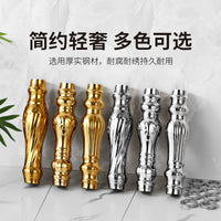 201 Stainless Steel Stair Handrail Post for Indoor Outdoor Balcony Commercial Use