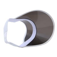 Unisex PVC Sun Visor Hat for Outdoor Sports & Running, UV Protection