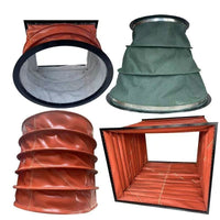 High-Temperature Resistant Silicone Canvas Flexible Ducting for Ventilation Exhaust