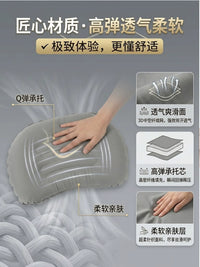 YYhike Portable Ultralight Inflatable Travel Pillow with Adjustable Height and Quiet Operation