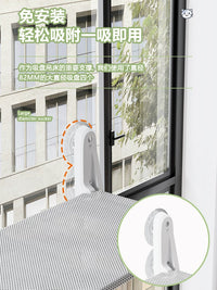Cat Hammock Window Perch - Suction Cup Mounted Bed for Sunbathing & Sleeping - Nail-Free Hanging Pet Bed