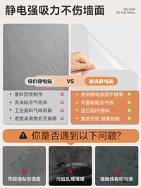 Self-Adhesive Transparent Wall Protector Film for Paint and Wallpaper, Anti-Scratch & Stain-Resistant