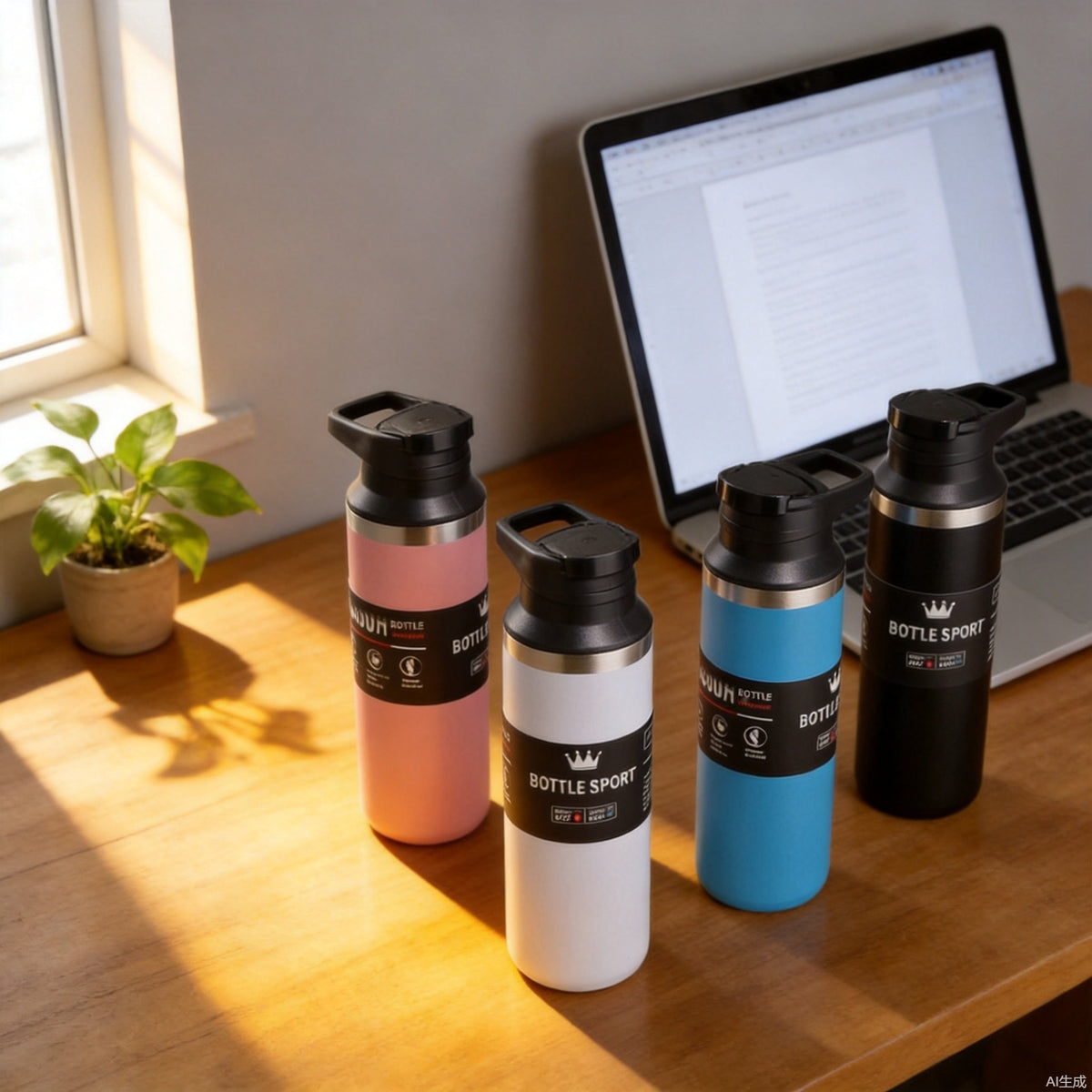 500ml Long-Lasting Vacuum Insulated Water Bottle for Commuting and Travel, Leak-Proof