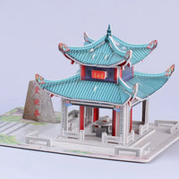 Chinese Traditional Pavilion 3D Puzzle Model DIY Kit for Students