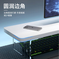 Acrylic Monitor Stand Riser with Storage for Desk Organization