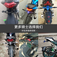 Motorcycle Adjustable License Plate Holder with LED Light for MSX CNC Aluminum Bracket