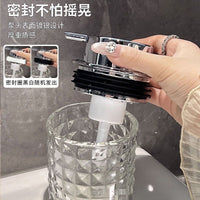 Glass Foaming Soap Dispenser Bottle with Pump for Kitchen and Bathroom