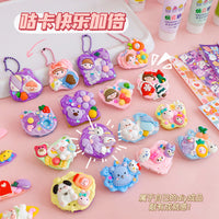 Cream Glue Guka DIY Craft Kit for Kids, Scrapbooking Stickers & Tools Set