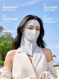 MissWiss UV Protection Neck and Face Mask for Outdoor Activities