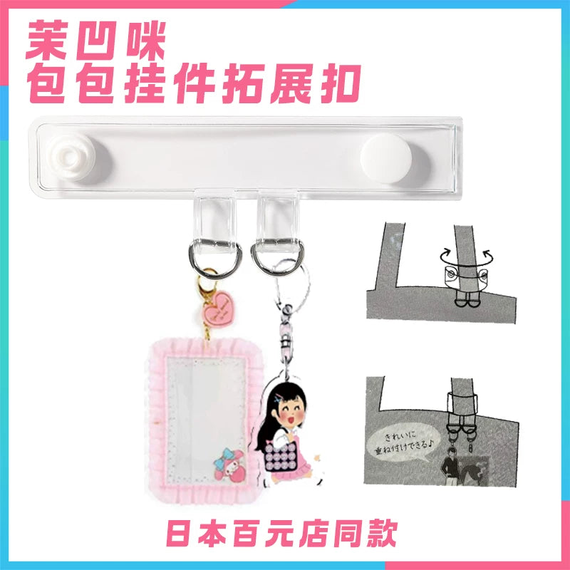 Anime Character Display Keychain Clip for Bags and Backpacks
