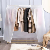 Waterproof Garment Dust Cover for Clothes Storage, Washable and Moisture-proof