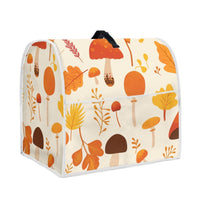 Mushroom Print Toaster Blender Appliance Dust Cover