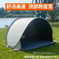 Pop-Up Beach Tent for 3-4 People, UV Protection Sun Shelter