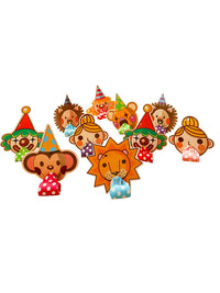 Cartoon Party Blowouts Whistles for Kids' Birthdays and Celebrations, 10-Pack
