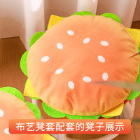 Round Burger Universal Wheel Stool Silent Roller Stool for Home Grouting Small Chair with Wheels Shoe Changing Stool