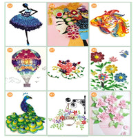 Quilling Art Kit for Beginners with Tools and Pre-printed Patterns