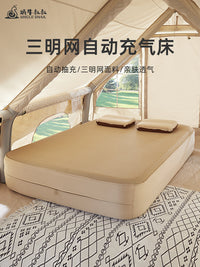 Uncle Snail Outdoor Inflatable Air Mattress for Camping Tent, Automatic Single/Double Air Bed