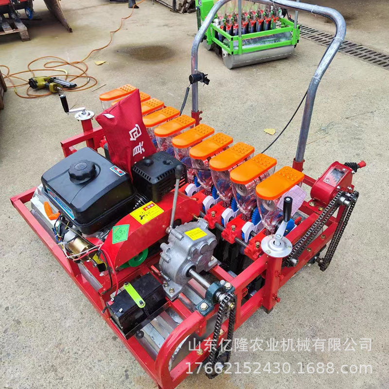 Manual & Gasoline Precision Seeder for Small Seeds - Onion, Broccoli, Spinach, Millet, Sorghum, Quinoa