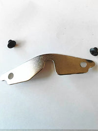 Vintage Sewing Machine Shuttle Hook Cover Plate and Spring for Pedal-Operated Models