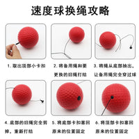 Head-Mounted Boxing Reflex Ball for Stress Relief and Training