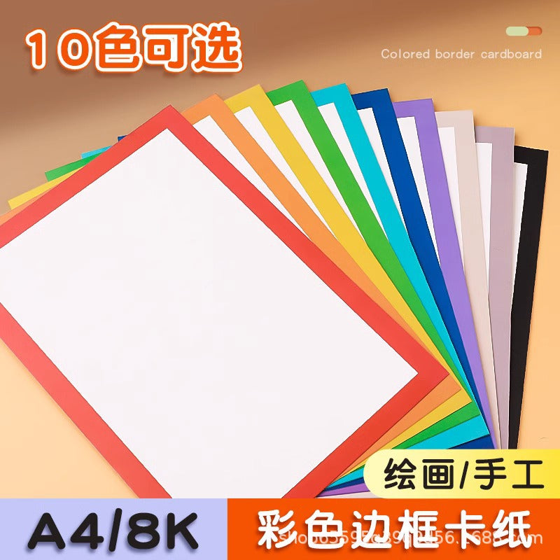 Colored Cardstock Paper for Art and Craft, A4/8K, 250GSM Thick, for Painting and DIY Projects