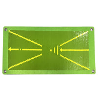 Golf Practice Mat with Swing Trace Detection for Indoor/Outdoor Training