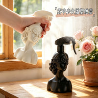 Vintage Blindfolded Girl Figurine Spray Bottle for Gardening and Indoor Plants