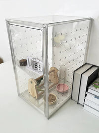Acrylic Bird Cage Parrot Cage New Anti-splash Transparent Luxury Breeding Box for Live Birds Pigeons