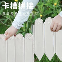 Outdoor Garden Edging Fence Plastic Border for Flower Beds and Lawns