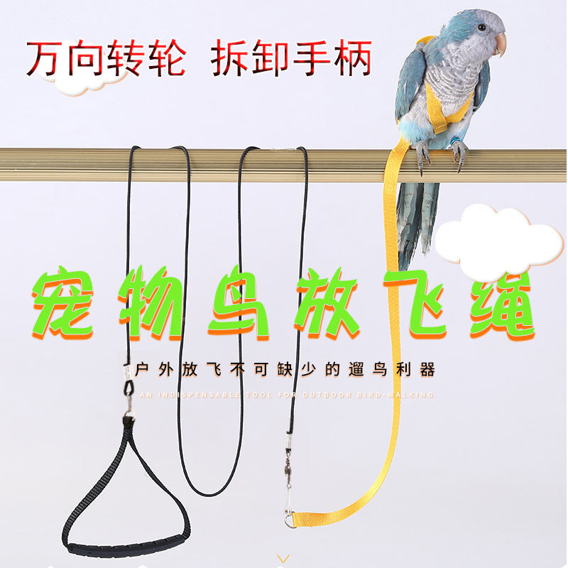 Bird Flight Harness and Leash for Training and Outdoor Walking