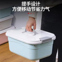 Portable Thickened Plastic Storage Box for Snacks, Toys, and Clothing