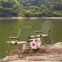 Portable Kermit Folding Camping Chair with Aluminum Alloy Frame for Outdoor Activities