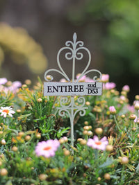 Japanese Retro Iron Art Garden Fence Decor