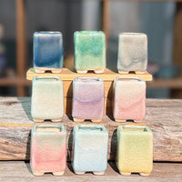 Mini Ceramic Succulent Planter Pot with Glazed Finish