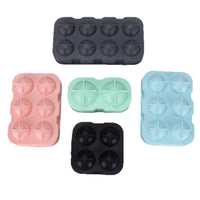 Silicone Sphere Ice Cube Tray with 8 Cavities, Easy Release Round Ice Ball Maker for Home and Commercial Use