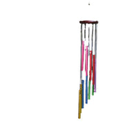 Creative Colorful 12-Tube Wooden Wind Chime for Home Decor
