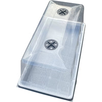 Mini Greenhouse Humidity Domes for Seedling Trays, Clear Plastic Plant Germination Covers