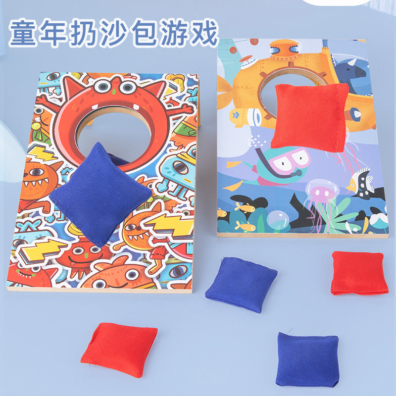 Sandbag Toss Game for Kids - Interactive Outdoor Play Toy