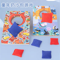 Sandbag Toss Game for Kids - Interactive Outdoor Play Toy