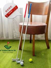 FunGreen 3-Section Aluminum Alloy Golf Putter for Beginners, Double-Sided Portable Practice Club