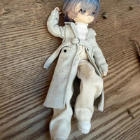 BJD Doll Woolen Trench Coat for 6-inch Action Figures