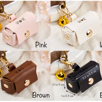 PU Leather Ring Storage Pouch Set - Portable Engagement Ring Box for Jewelry Display and Gifting