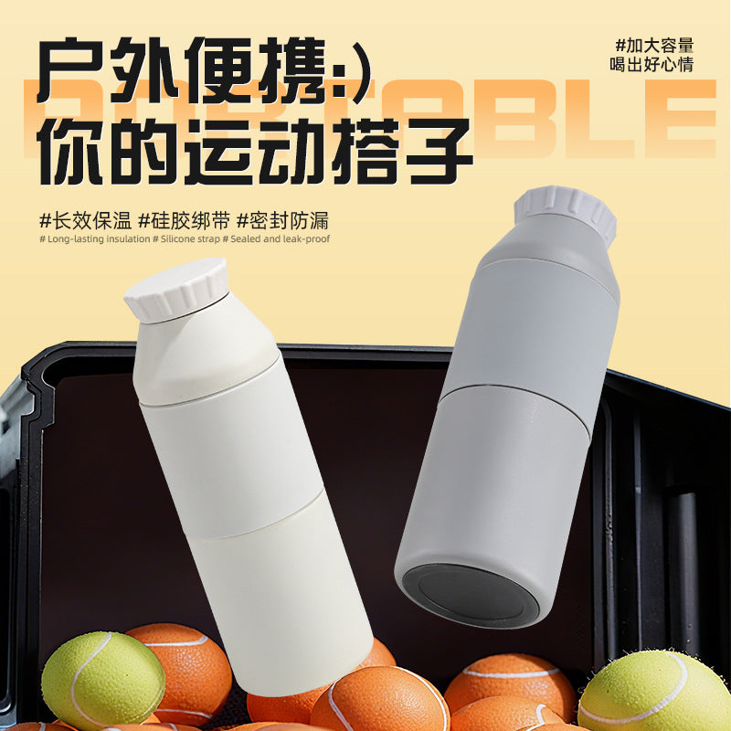 Portable Insulated Water Bottle for Cycling and Outdoor Activities, Large Capacity