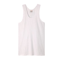 Men's Cotton Sleeveless Undershirt / Short Sleeve T-Shirt for Middle-Aged & Elderly, Loose Fit, Plus Size